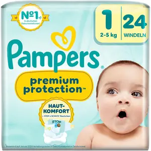 Pampers Premium Protection (Gr. 1, 24 Stk.) günstig