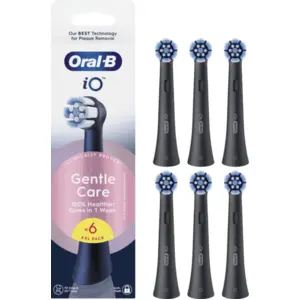 Oral-B iO Gentle Care Schwarz (6 Stück)