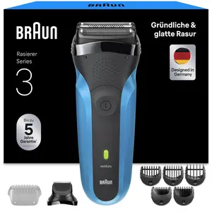 Braun Series 3 310BT, Folienschaber, Schwarz, Blau, Akku, Integrierte ... günstig