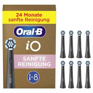 Oral-B Procter & Gamble Aufsteckbürsten iO Sanfte Reinigung 8er Pack Schwarz günstig