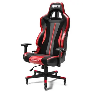 Sparco Trooper, Gepolsterter Sitz, Gepolsterte Rückenlehne, Schwarz, R...