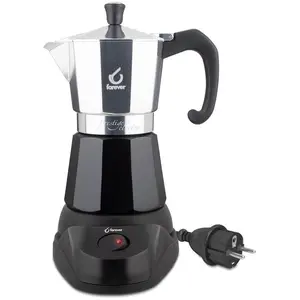 Forever Prestige, Espressokocher, Schwarz