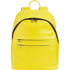 Dudu Gelber Rucksack aus Naturleder, 31 cm Länge, 16 cm Breite, 41 cm ...