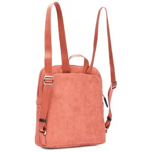 Mandarina Duck Rucksack Damen HUNTER VELVET, Einheitsgröße, Winter Rose, Velours