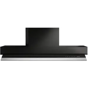 Falmec Virgola Touch Comfort Flachschirmhaube 60 cm Schwarz