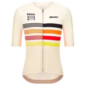 Santini Pirelli Tape Kurzarm-radtrikot 2XS günstig
