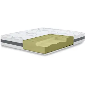 The White Stone Orthopädische Matratze 110x200 cm Mittlere Härte | Höhe 20 cm | Hypoallergener und Atmungsaktiver Bezug | Ergonomische und Selbstformende Eigenschaften | Hergestellt in Italien günstig