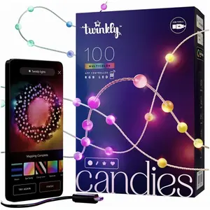 Twinkly Candies Pearls 100 Led Rgb Usb-c 6 M Weihnachtsbeleuchtung