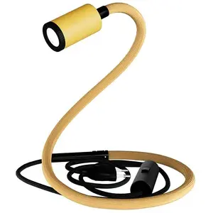 Creative Cables Gu1d-one Pastel Gelenk-tischleuchte Ohne Sockel Mit Mini-led-spot Und Zweipoligem Stecker günstig