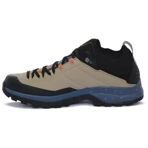 Tecnica Forge Hike GTX wasserdichte und komfortable Herren Wanderschuhe mit Goretex Membrane und Nubukleder Sand/Icon Orange EU 43,3