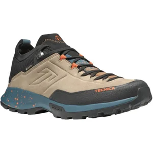 Tecnica Forge Hike GTX wasserdichte und komfortable Herren Wanderschuhe mit Goretex Membrane und Nubukleder Sand/Icon Orange EU 45