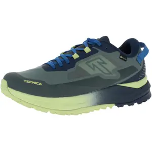 Tecnica Spark S GTX wasserdichte und stabile Speedhikingschuhe mit griffiger Vibramsohle Medium Blue/Light Green EU 43,3