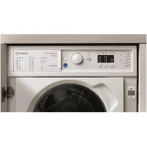 Indesit BI WDIL 861485 EU, Frontlader, Integriert, Links, Weiß, Tasten... günstig