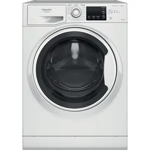 Hotpoint NDBR 984469 WA IT, Frontlader, Freistehend, Weiß, Links, Schw...