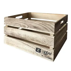 BURBAN B-urban Willow Wood L Korb Grau Grau One Size günstig