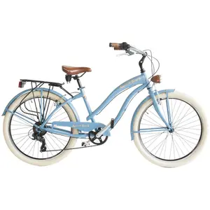 Via Veneto Bici Cruiser Sun on the Beach Lady 26 Zoll, 6 V, hellblau günstig