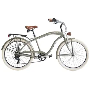 Via Veneto Bici Cruiser Sun on the Beach Herren 26 6V Grün matt günstig