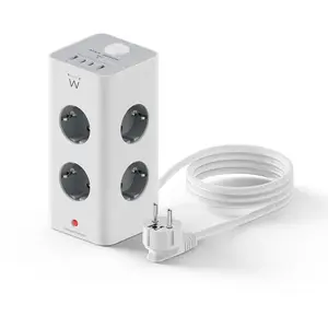 Ewent 2xusb A/c-steckdosenleiste 8 Steckdosen Mit Schalter 1.5 M günstig