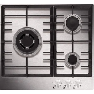 Airlux AT635HIX-V1, Edelstahl, Integriert, Gaskochfeld, Aluminium, 3 Z...