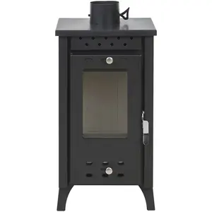 Frankystar Matilde - Holzofen 7,7 Kw 33x38,5xH74 cm, schwarz günstig