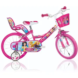 F.lli Schiano Sch Princess 14" Mädchenfahrrad (4 6 Jahre), 14"-Räder, Stahlrahmen, Mit Zubehör Farbe Rosa günstig