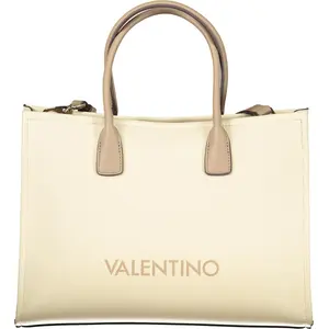Valentino Elegante Damen Handtasche Beige: Vielseitig mit Schultergurt & Fächern günstig
