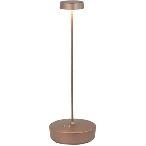 Zafferano Swap LED-Tischleuchte, matte Bronze, wiederaufladbar und dimmbar, 2200-2700-3000K - 9h maximale Leistung günstig