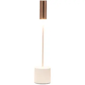 Zafferano - Carolina LED-Tischlampe mit wiederaufladbarer, dimmbarer T...