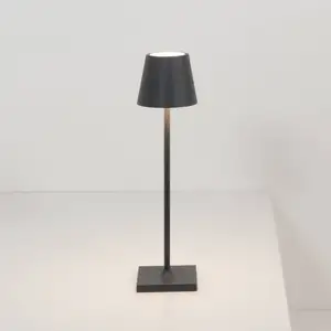 Zafferano Poldina micro Akkulampe, IP65 schwarz