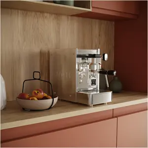 Stone Espressomaschine Lite Premium, Siebträgermaschine, Grau