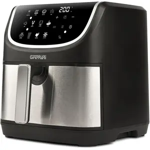 G3 Ferrari G10191 Friggitrice ad aria Barbecue, Fritteuse, Silber, Schwarz
