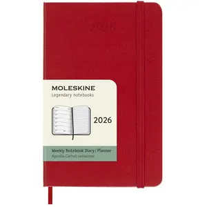 Moleskine, Agenda, Taschenagenda Weekly (Pocket 9x14) günstig