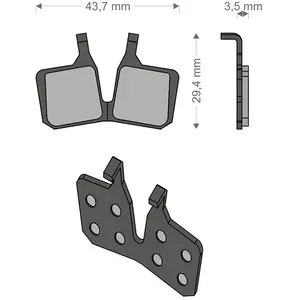 Brenta Ciclo Performance Tech Mt5/mt7 Magura Scheibenbremsbeläge One Size günstig