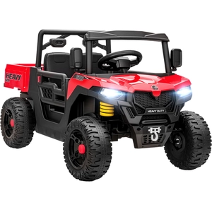 AIYAPLAY Elektrisches Kinder-UTV 12V Geländewagen für Kinder mit Koffe...