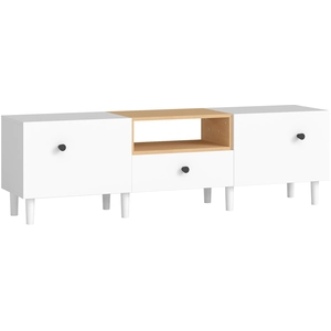 HOMCOM TV-Möbel, TV-Unterschrank bis zu 177,8 cm mit 2 Klapptüren, Sof... günstig