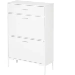 HOMCOM Mobile Portascarpe, Moderne Schuhschrank für 12 Paare Schuhe mi... günstig