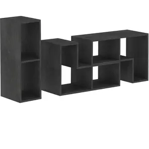 HOMCOM TV-Möbel 75" max Modular mit 2 L-förmigen Regalen und rechtecki... günstig