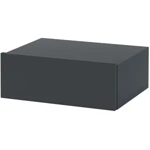 HOMCOM Hängenachttisch mit Schublade, Schlafzimmer Nachttisch aus Spanplatte im modernen Stil, 40x30x15 cm, Schwarz Aosom günstig