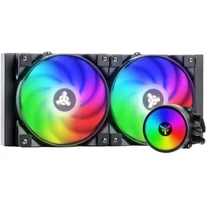 Itek Kit Watercooling compatible Evoliq 240 ARGB (Noir), CPU Wasserkühler, Schwarz