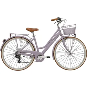 69 Adriatica Cityfahrrad 28 Zoll RETRO Lady malve günstig