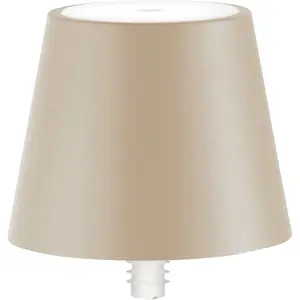 Poldina STOPPER Zafferano LED-Lampe, wiederaufladbar und tragbar, Sand...