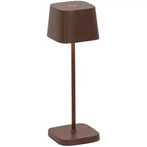 Zafferano OFELIA PRO MICRO Wiederaufladbare und dimmbare Corten-LED-Ti...