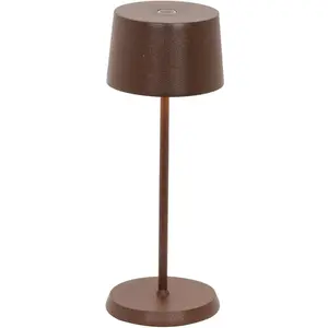 Zafferano OLIVIA PRO MICRO Wiederaufladbare und dimmbare Corten-LED-Ti...