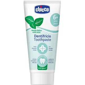 Chicco, Zahnpasta, Zahnpasta milde Minze, MIT Fluorid 1450ppm, 50ml - 6y+ (50 ml) günstig