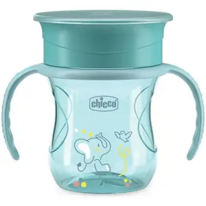 Chicco, Kindergeschirr + Kinderbesteck, Perfect Cup - BLUE - 12m+ günstig