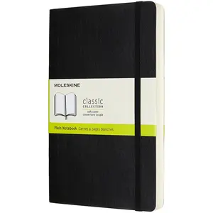 Moleskine, Heft + Block, Notizbuch klassisch (A5, Large 13x21, Blanko, Weicher Einband)