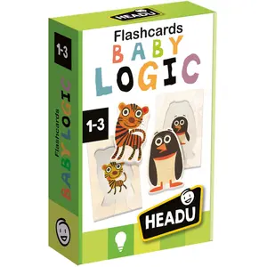 Headu Flashcards Baby Logic (Deutsch, Englisch, Französisch, Italienisch, 1 - 4 Jahre)