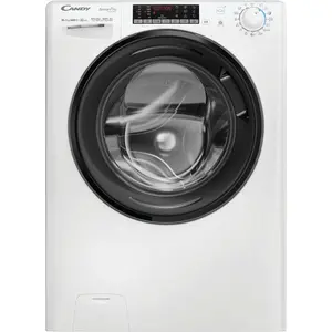 Candy CSOW41076TWMB0-S, Frontlader, Freistehend, Weiß, Links, Schwarz,...