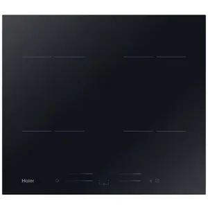 Haier HAISJ64MC, Schwarz, Integriert, 59 cm, Zonen-Induktionskochfeld,...