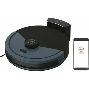 Hoover HG430H 011, Beutellos, Schwarz, Blau, Rund, Gummi, Ladend, 65 d...